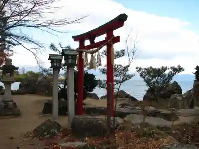 藤ヶ崎龍神社の鳥居