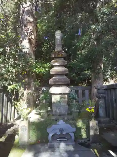 白旗神社(西御門)のお墓