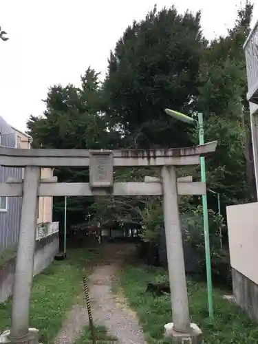 松羽稲荷神社の鳥居