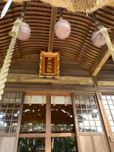 戸上神社の本殿