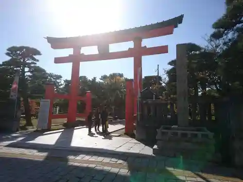 白山神社の鳥居