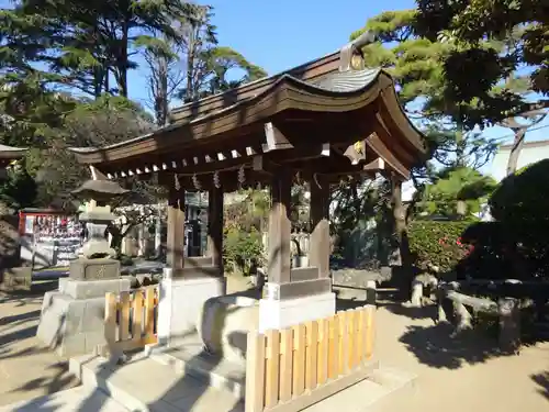 薭田神社の手水