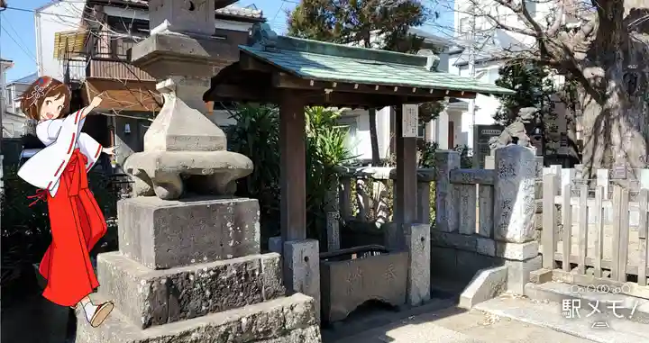 高木神社の手水舎