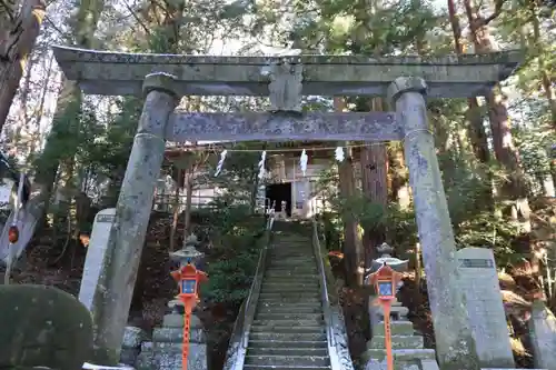 蟇目鹿島神社の鳥居