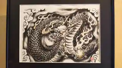 毛谷黒龍神社の芸術