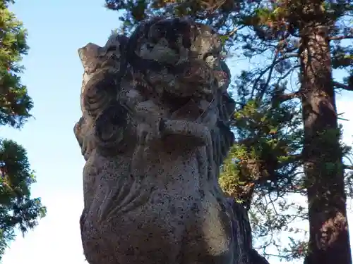 水原八幡宮の狛犬