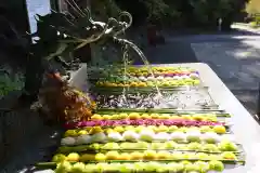 木幡山隠津島神社(二本松市)の手水