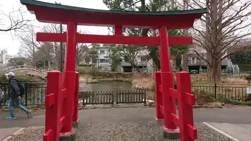 千束八幡神社の鳥居