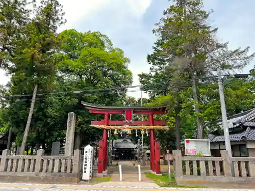 水上布奈山神社の鳥居