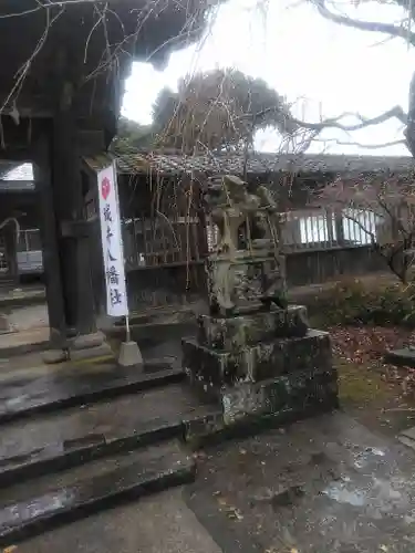 城井八幡社の狛犬