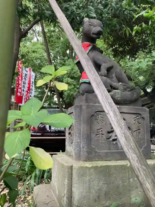 王子稲荷神社の狛犬