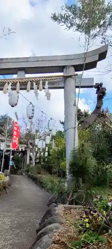 横浜御嶽神社の鳥居