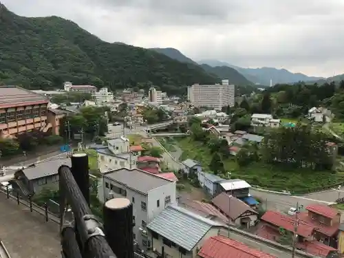 湯原神社の景色