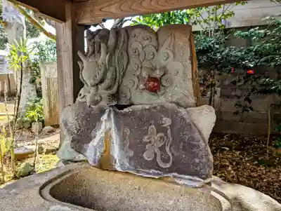 銚港神社の手水舎