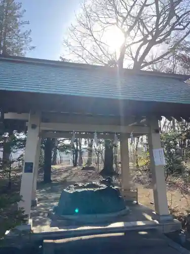 厚別神社の手水舎