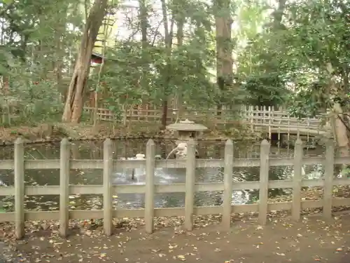 調神社の庭園