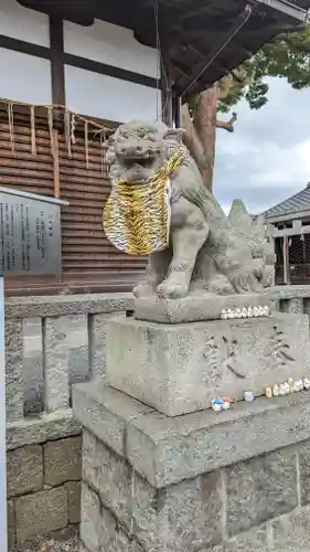 玉田神社の狛犬