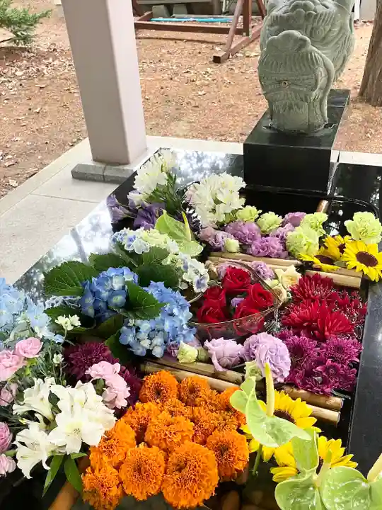 大谷地神社の手水舎