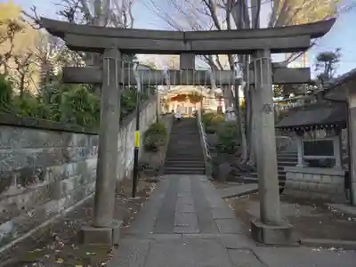 田端八幡神社の鳥居