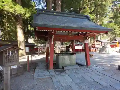 日光二荒山神社の手水舎