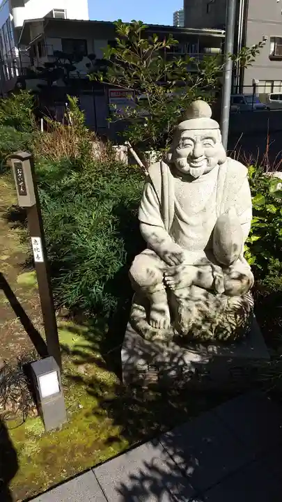成子天神社の像