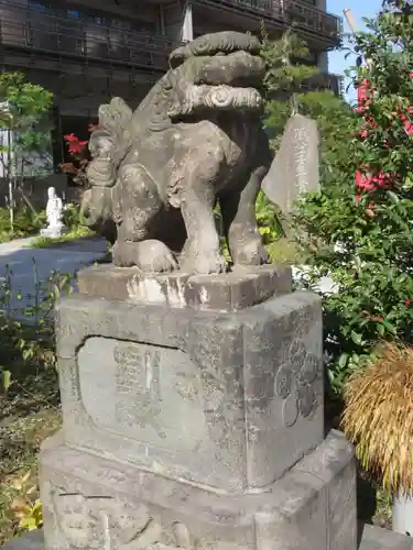 成子天神社の狛犬