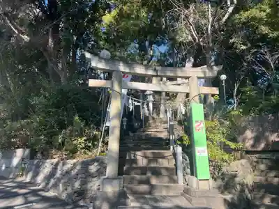 多摩川浅間神社の鳥居