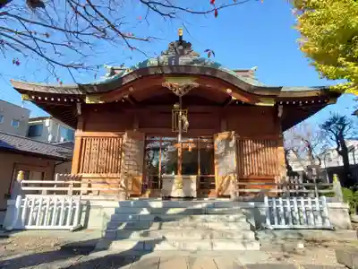 田端八幡神社の本殿・本堂