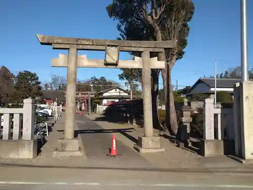 古尾谷八幡神社の鳥居