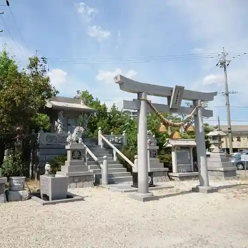 石工団地神社の鳥居