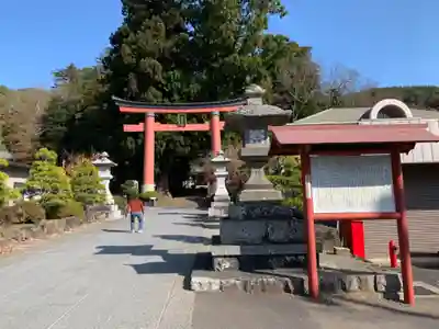 河口浅間神社の鳥居