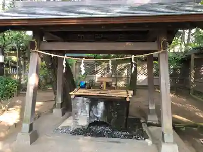 白幡天神社の手水舎