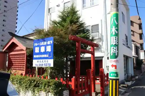 篠葉沢稲荷神社の景色