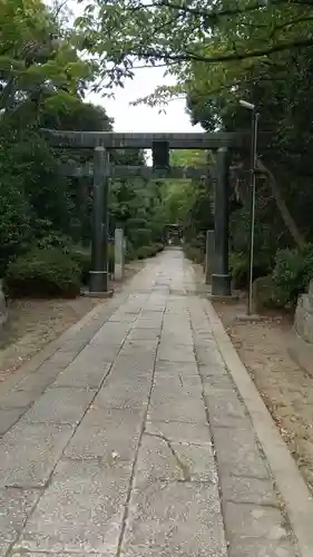 春日部八幡神社の鳥居