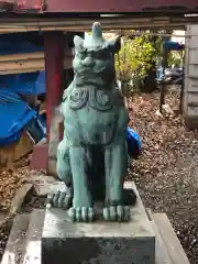 津田八幡神社の狛犬