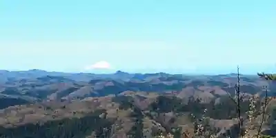 青麻三光神社の景色