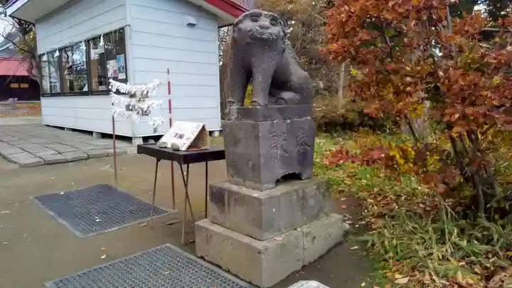 江部乙神社の狛犬