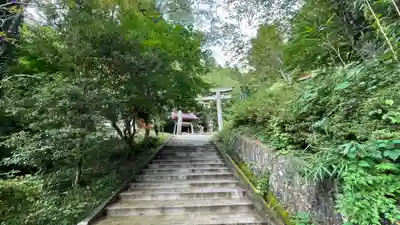 上山八幡宮の景色