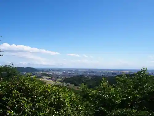 唐澤山神社の景色