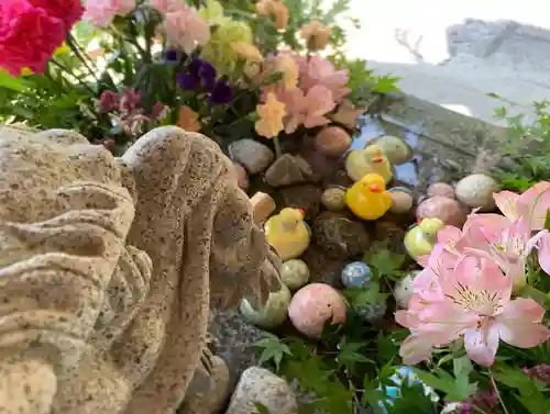 滑川神社 - 仕事と子どもの守り神の手水