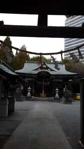 落合白山神社の本殿・本堂