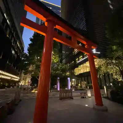 福徳神社（芽吹稲荷）の鳥居