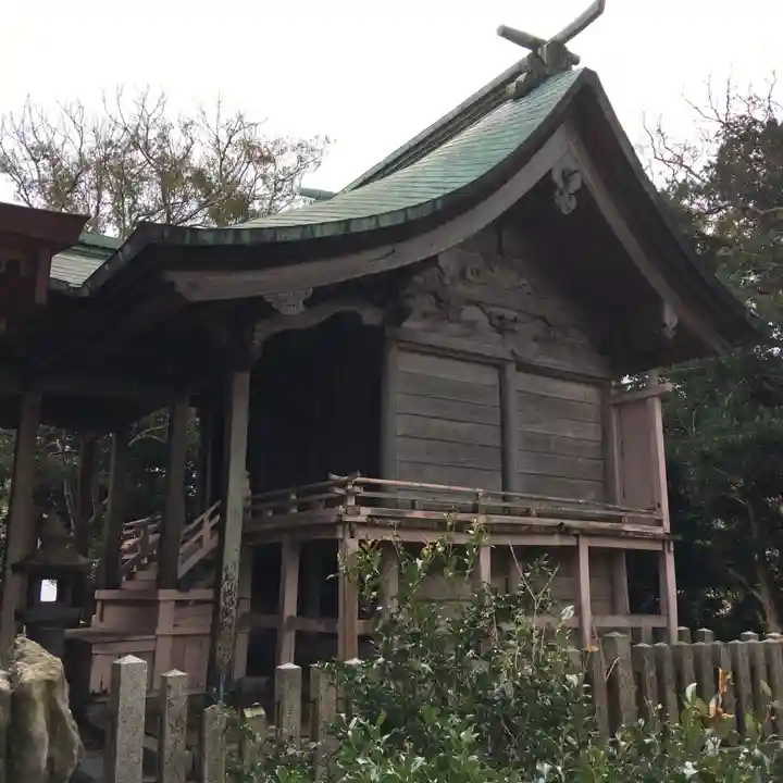 湊八坂神社の本殿・本堂