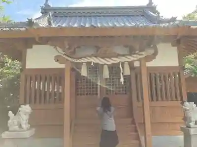 外泊天満神社の本殿
