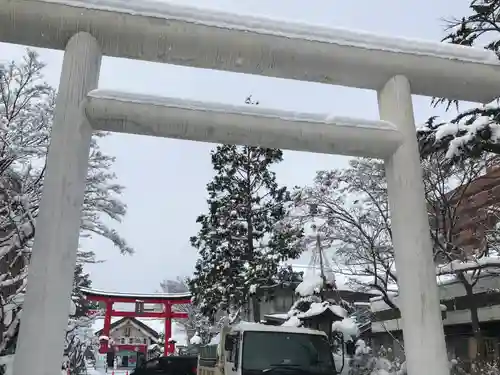 善知鳥神社の鳥居