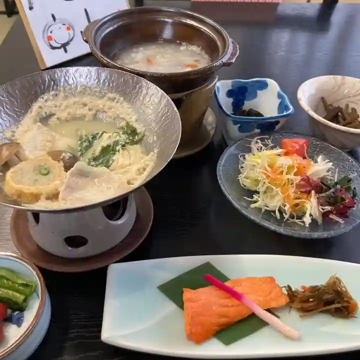 北向観音の食事