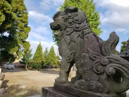 中野神社の狛犬