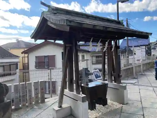太田杉山神社・横濱水天宮の手水舎