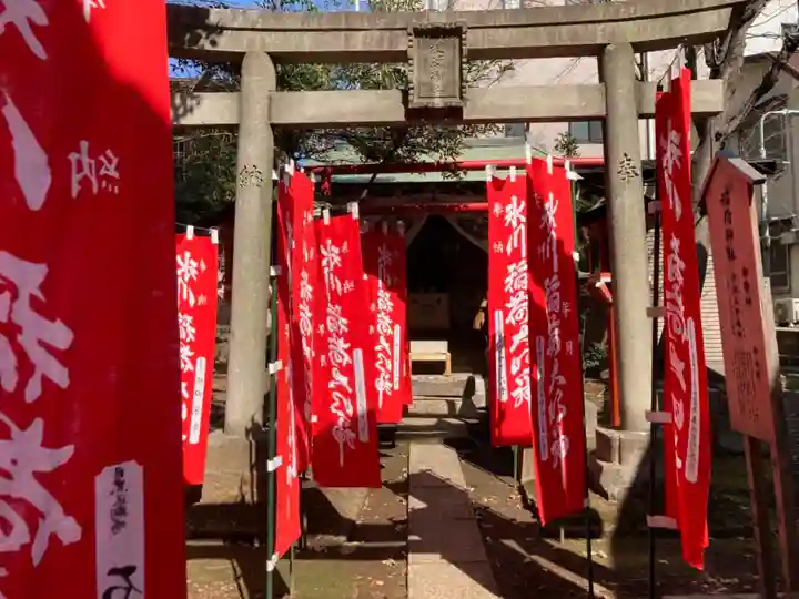 上目黒氷川神社の鳥居