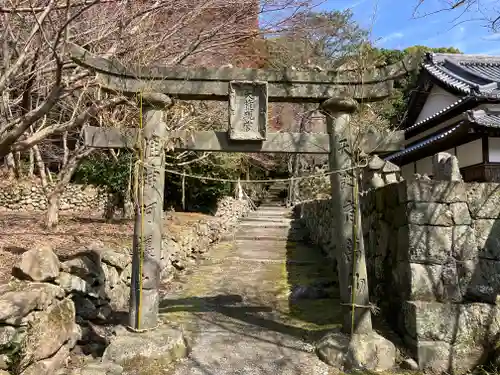 岩戸寺の鳥居